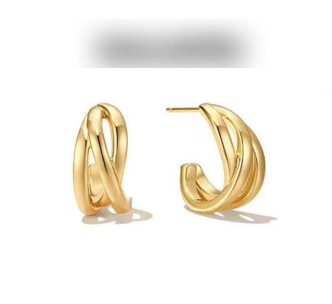 Wavy Hollowed-Out Earrings
